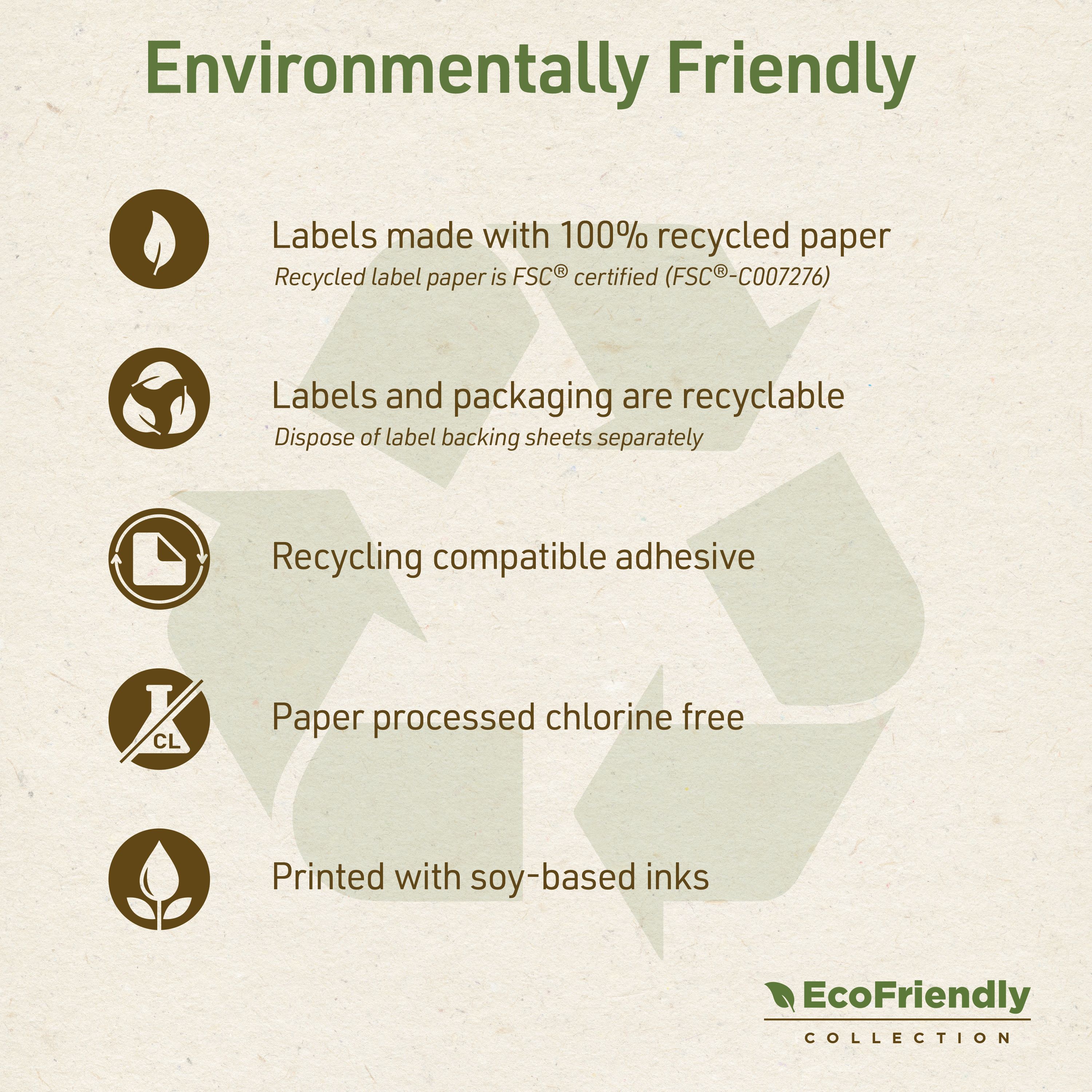 EcoFriendly Address Labels, 2/3